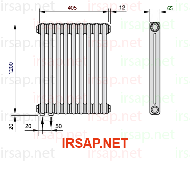 Радиатор IRSAP Tesi 21200/9 T18 CL 01